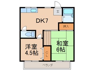 宮脇マンションの物件間取画像